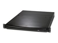 APC LCD Console - KVM-konsol med KVM switch - 16 porte - PS/2 - 17" - rackversion - VGA - sort - 1U - for P/N: AR3106SP, SMX1000C, SMX1500RM2UC, SMX1500RM2UCNC, SMX750C, SMX750CNC, SRT5KRMXLW-TW AP5816
