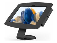 Compulocks Galaxy Tab A7 Lite Space Enclosure Core Counter Stand or Wall Mount - Indelukke - for tablet - fikseret 45 grader - metal - sort - vægmonterbar - for Samsung Galaxy Tab A7 Lite 111B870GA7SB