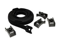 APC - Kabelholder spændingsløs løkke - sort - TAA-kompatibel (pakke med 10) - for P/N: SMTL1000RMI2UC, SMX1000C, SMX1500RM2UC, SMX1500RM2UCNC, SMX750C, SMX750CNC AR8621