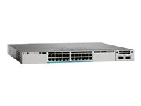 Cisco Catalyst 3850-24XU-S - Switch - L3 - Administreret - 24 x 10/100/1000 (UPOE) - desktop, monterbar på stativ - UPOE (580 W) WS-C3850-24XU-S