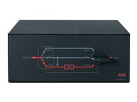 APC Service Bypass Panel - Bypass-omskifter (rackversion) - AC 200/240 V - output-stikforbindelser: 3 - 4U - 19" - sort - for P/N: SRT10RMXLIX806, SRTL10KRM4UT, SRTL8KRM4UT, SYA8K16PX798, SYA8K16PXRX798, SYA8K8PX798 SBP16KP