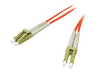 C2G Low-Smoke Zero-Halogen - Patchkabel - LC multimodus (han) til LC multimodus (han) - 3 m. - fiberoptik - 62,5 / 125 my - orange 85289