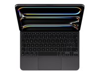 Apple Magic Keyboard - Tastatur og folio-kasse - med trackpad - bagbelyst - Apple Smart connector - QWERTY - Italiensk - sort MWR23T/A