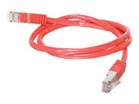 C2G Cat5e Booted Shielded (STP) Network Patch Cable - Patchkabel - RJ-45 (han) til RJ-45 (han) - 10 m - STP - CAT 5e - formet - rød 83800