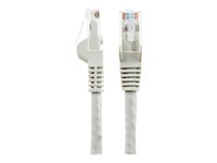 StarTech.com 50cm LSZH CAT6 Ethernet Cable, 10 Gigabit Snagless RJ45 100W PoE Network Patch Cord with Strain Relief, CAT 6 10GbE UTP, Grey, Individually Tested/ETL, Low Smoke Zero Halogen - Category 6 - 24AWG (N6LPATCH50CMGR) - Patchkabel - RJ-45 (han) til RJ-45 (han) - 50 cm - 6 mm - UTP - CAT 6 - knastfri - grå N6LPATCH50CMGR