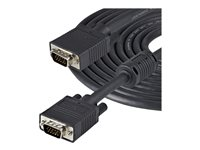StarTech.com 15m Coax High Resolution Monitor VGA Cable HD15 M/M - VGA-kabel - HD-15 (VGA) (han) til HD-15 (VGA) (han) - 15 m - formet - sort MXTMMHQ15M