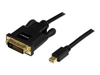 StarTech.com 6ft Mini DisplayPort to DVI Cable - M/M - mDP Cable for Your DVI Monitor / TV - Windows & Mac Compatible (MDP2DVIMM6B) - DisplayPort kabel - Mini DisplayPort (han) til DVI-D (han) - 1.82 m - sort MDP2DVIMM6B