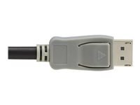 Eaton Tripp Lite Series DisplayPort Extension Cable with Active Repeater and Latching Connector (M/F), 4K 60 Hz, HDR, 4:4:4, HDCP 2.2, 20 ft. (6.1 m), TAA - DisplayPort kabel - TAA-kompatibel - DisplayPort (han) til DisplayPort (hun) - DisplayPort 1.2 - 6.1 m - passivt, guldbelagte kontakter, aktiv gentager, 4K60 Hz support - sort, grå P579-020-4K6