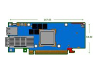 NVIDIA BlueField-3 E-Series B3140H - netværksadapter - PCIe 5.0 x16 - 400 Gigabit QSFP112 x 1 900-9D3D4-00EN-HA0
