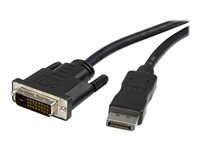 StarTech.com 10 ft DisplayPort to DVI Video Adapter Converter Cable - M/M (DP2DVIMM10) - DisplayPort kabel - DisplayPort (han) til DVI-D (han) - 3 m - sort - for P/N: DPPNLFM3, DPPNLFM3PW DP2DVIMM10
