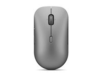 Lenovo Pro Plus 6050 - Mus - multitilstand - optisk - 6 knapper - trådløs - Bluetooth 5.3, 2.4 GHz - trådløs modtager (USB) - luna-grå - brun kasse 4Y51S61878