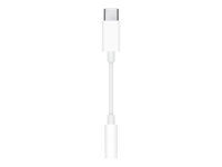 Apple - USB-C til hovedtelefon jackstikadapter - 24 pin USB-C han til mini-phone stereo 3.5 mm hun MW2Q3ZM/A
