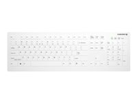 Active Key AK-C8112 - Tastatur - medicinsk - 100% - full size - vaskbar - USB - QWERTY - Pan Nordic - tastkontakt: CHERRY SX - hvid AK-C8112-US-W/PN