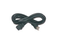 APC - Strømkabel - IEC 60320 C19 til NEMA 5-15 (han) - 2.4 m - sort - for P/N: SMT2200I-AR, SMT2200R2I-AR, SMT3000I-AR, SMT3000R2I-AR, SMX3000HVTUS, SRT10RMXLIX806 AP9872