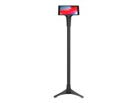 Compulocks Magnetix Secured Magnetic Tablet Floor Stand - Cable lock included - Stativ - for tablet - låsbar - galvaniseret stål - sort - gulvstående MNTXADJ01
