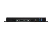 Eaton Tripp Lite series 4-Port DisplayPort KVM with Dual Console Ports (DP and HDMI), 4K 60Hz 4:4:4, DP1.4 with IR Remote - KVM / audio / USB switch - 4 x KVM / audio / USB - 1 lokalbruger - desktop B005-DPUA4