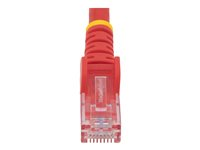 StarTech.com 50cm CAT6 Ethernet Cable, 10 Gigabit Snagless RJ45 650MHz 100W PoE Patch Cord, CAT 6 10GbE UTP Network Cable w/Strain Relief, Red, Fluke Tested/Wiring is UL Certified/TIA - Category 6 - 24AWG (N6PATC50CMRD) - Netværkskabel - RJ-45 (han) til RJ-45 (han) - 50 cm - UTP - CAT 6 - formet, knastfri, strenget - rød N6PATC50CMRD