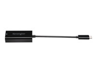 Kensington CA1100E USB-C to Ethernet Adapter - Netværksadapter - USB-C 3.1 - Gigabit Ethernet x 1 K33475WW