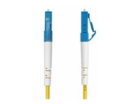 StarTech.com 1m (3.3ft) LC to LC (UPC) OS2 Single Mode Simplex Fiber Optic Cable, 9/125µm, Laser Optimized, 40G/100G, Bend Insensitive, Low Insertion Loss - LSZH Fiber Patch Cord (SPSMLCLC-OS2-1M) - Patchkabel - LC/UPC enkelttilstand (han) til LC/UPC enkelttilstand (han) - 1 m. - 2 mm - fiberoptik - simplex - 9 / 125 micron - OS1/OS2 - halogenfri, passiv, tovejs - gul SPSMLCLC-OS2-1M