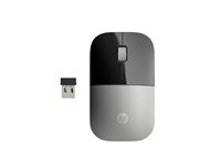HP Z3700 - Mus - trådløs - 2.4 GHz - trådløs modtager (USB) - sølv X7Q44AA#ABB