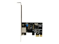 StarTech.com 1-Port Gigabit Ethernet Network Card - PCI Express, Intel I210 NIC - Single Port PCIe Network Adapter Card with Intel Chipset (ST1000SPEXI) - Netværksadapter - PCIe lavprofil - 1GbE - 1000Base-T - sort ST1000SPEXI