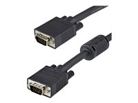 StarTech.com 15m Coax High Resolution Monitor VGA Cable HD15 M/M - VGA-kabel - HD-15 (VGA) (han) til HD-15 (VGA) (han) - 15 m - formet - sort MXTMMHQ15M