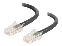 C2G Cat5e Non-Booted Unshielded (UTP) Network Crossover Patch Cable - Krydskabel - RJ-45 (han) til RJ-45 (han) - 5 m - UTP - CAT 5e - strenget, uniboot - sort 83319