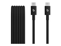 Beats - USB-kabel - 24 pin USB-C (han) til 24 pin USB-C (han) - USB 2.0 - 1.5 m - Fast Charging op til 60 W - boltsort MDGA4ZM/A