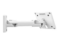 Compulocks VESA Swing Arm Mount - Monteringssæt (svingarm) - for tablet - stål - hvid - under kabinettet, indvendige væghjørner, udvendige væghjørner - for Axis iPad POS Enclosure 827W