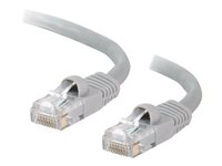 C2G Cat5e Booted Unshielded (UTP) Network Patch Cable - Patchkabel - RJ-45 (han) til RJ-45 (han) - 20 m - UTP - CAT 5e - formet, knastfri, strenget - grå 83149