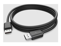 Dell CB325D - DisplayPort kabel - DisplayPort (han) til DisplayPort (han) - DisplayPort 1.4 - 1.8 m - 8K60 Hz support, 5K60 Hz support, 4K120 Hz support, HDR support - sort DELL-CB325D-BK