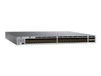 Cisco Catalyst 3850-48XS-F-E - Switch - L3 - Administreret - 48 x 1 Gigabit / 10 Gigabit SFP+ + 4 x 40 Gigabit QSFP+ (uplink) - front til ryg-luftstrøm - desktop, monterbar på stativ WS-C3850-48XS-F-E