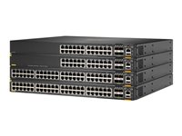 HPE Aruba 6300F - Switch - L3 - Administreret - 24 x 10/100/1000 (PoE+) + 4 x 50 Gigabit Ethernet SFP56 - front til ryg-luftstrøm - monterbar på stativ - PoE+ - TAA-kompatibel JL666A