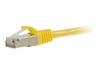 C2G Cat5e Booted Shielded (STP) Network Patch Cable - Patchkabel - RJ-45 (han) til RJ-45 (han) - 2 m - STP - CAT 5e - formet - gul 83811