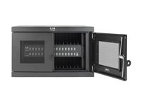 Eaton Tripp Lite Series 32-Device USB Charging Station Cabinet with Sync for Smartphones, Wall Mount and Desktop Options, 230V, BS1363 to C13 Plug, Black - Multi-enhedsoplader kabinet - med afbryder - desktop, vægmonterbar - sort CSDXB32USB