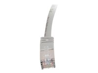 C2G Cat5e Booted Shielded (STP) Network Patch Cable - Patchkabel - RJ-45 (han) til RJ-45 (han) - 15 m - STP - CAT 5e - formet - grå 83756