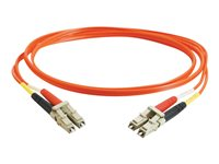 C2G Low-Smoke Zero-Halogen - Patchkabel - LC multimodus (han) til LC multimodus (han) - 2 m - 2 m. - fiberoptik - 50 / 125 my - orange 85336