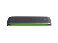 Poly Sync 60-M - Smart højttalertelefon - Bluetooth - kablet, trådløs - NFC - USB-A, USB-C - sølv - Certified for Microsoft Teams, Zoom Certified 77P41AA