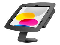 Compulocks iPad Pro 12.9" (3-6th Gen) Space Enclosure Core Counter Stand or Wall Mount - Indelukke - for tablet - fikseret 45 grader - metal - sort - vægmonterbar - for Apple 12.9-inch iPad Pro Wi-Fi, Wi-Fi + Cellular 111B299PSENB