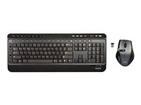 PORT Connect SILENT PACK 2 IN 1 - Sæt med mus og tastatur - trådløs - 2.4 GHz - USA 900901-US