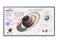 Samsung Flip Pro WM75B - 75" Diagonal klasse WMB Series LED-bagbelyst LCD paneldisplay - interaktiv - med berøringsskærm (multi-berøring) - Tizen OS - 4K UHD (2160p) 3840 x 2160 - lysegrå LH75WMBWLGCXEN