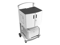 Compulocks CartiPad Uno Tablet / Laptop Charging Rolling Cart 16 Devices UK Power Plug - Vogn med hjul (kun opladning) - for 16 tablets - svejset stål - skærmstørrelse: 13" UNO-UK