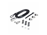 StarTech.com Laptop/Desktop & Peripheral Lock Kit, 9.8ft (3m) Cable - Arbejdsstation låsesæt - tyverisikrende - sort og sølv - 3 m - TAA-kompatibel 3M4-DESK-LOCKING-KIT