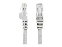 StarTech.com 75ft CAT6 Ethernet Cable, 10 Gigabit Snagless RJ45 650MHz 100W PoE Patch Cord, CAT 6 10GbE UTP Network Cable w/Strain Relief, Gray, Fluke Tested/Wiring is UL Certified/TIA - Category 6 - 24AWG (N6PATCH75GR) - Patchkabel - RJ-45 (han) til RJ-45 (han) - 22.9 m - UTP - CAT 6 - knastfri - grå N6PATCH75GR