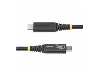 StarTech.com 1m (3.3ft) USB4 Cable, USB-IF Certified USB-C Cable, 40 Gbps - USB-kabel - USB-C (han) til USB-C (han) - USB4 / Thunderbolt 3 / Thunderbolt 4 / DisplayPort 1.4 - 48 V - 5 A - 1 m - halogenfri, passivt, 4K120 Hz support, 8K60 Hz support, forlænget strømrækkevidde (EPR), Power Delivery 3.1 support - sort 1M-40G-USB4-CABLE