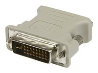 StarTech.com DVI to VGA Cable Adapter - DVI (M) to VGA (F) - 1 Pack - Male DVI to Female VGA (DVIVGAMF) - VGA-adapter - DVI-I (han) til HD-15 (VGA) (hun) - beige - for P/N: MXT101MMHD15, MXT101MMHD6 DVIVGAMF
