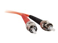 C2G ST-ST 62.5/125 OM1 Duplex Multimode PVC Fiber Optic Cable (LSZH) - Patchkabel - ST multimodus (han) til ST multimodus (han) - 15 m. - fiberoptik - duplex - 62,5 / 125 my - OM1 - halogenfri - orange 85450