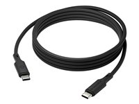dbramante1928 IT - USB-kabel - 24 pin USB-C til 24 pin USB-C - 2 m - op til 100W opladningsstyrke - sort CB20CCBL7239
