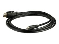 StarTech.com 2m High Speed HDMI Cable with Ethernet HDMI to HDMI Mini - HDMI-kabel med Ethernet - HDMI han til 19 pin mini HDMI Type C han - 2 m - afskærmet - sort HDACMM2M