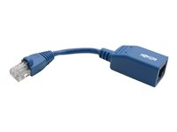 Eaton Tripp Lite Series Cisco Console Rollover Cable Adapter (M/F) - RJ45 to RJ45, Blue, 5 in. - Seriel adapter - RJ-45 (han) til RJ-45 (hun) - 12.7 m - CAT 5e/6 - formet - blå N034-05N-BL